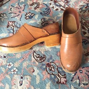 Vintage Wood Clogs